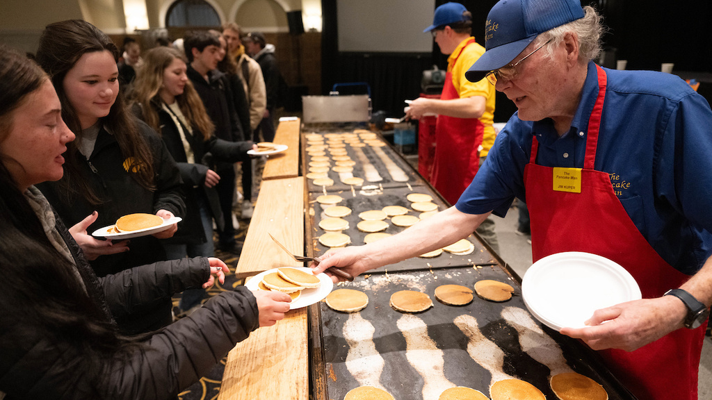 pancake breakfast at the IMU